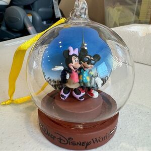 Disney Sketchbook Ornament Mickey And Minnie Mouse Disney World Vacation Globe